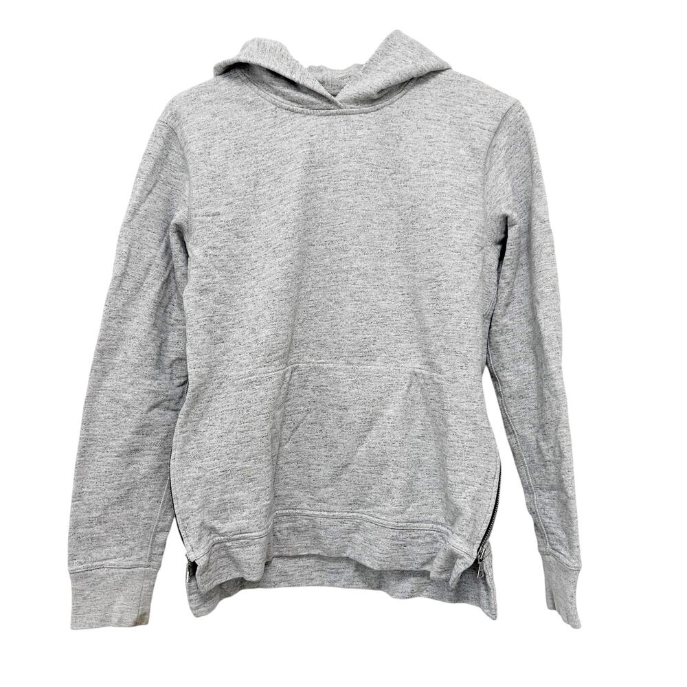 Gap X John Elliott Gray Zipper Side Hoodie Sz S
